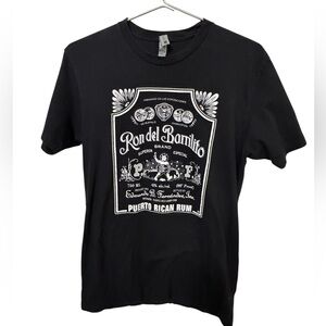 Ron del Barrilito Puerto Rican Rum Bar Retro Women’s M Black T-Shirt